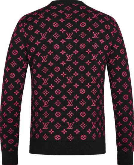 louis vuitton pink and black sweater|Louis Vuitton long sleeve sweaters.